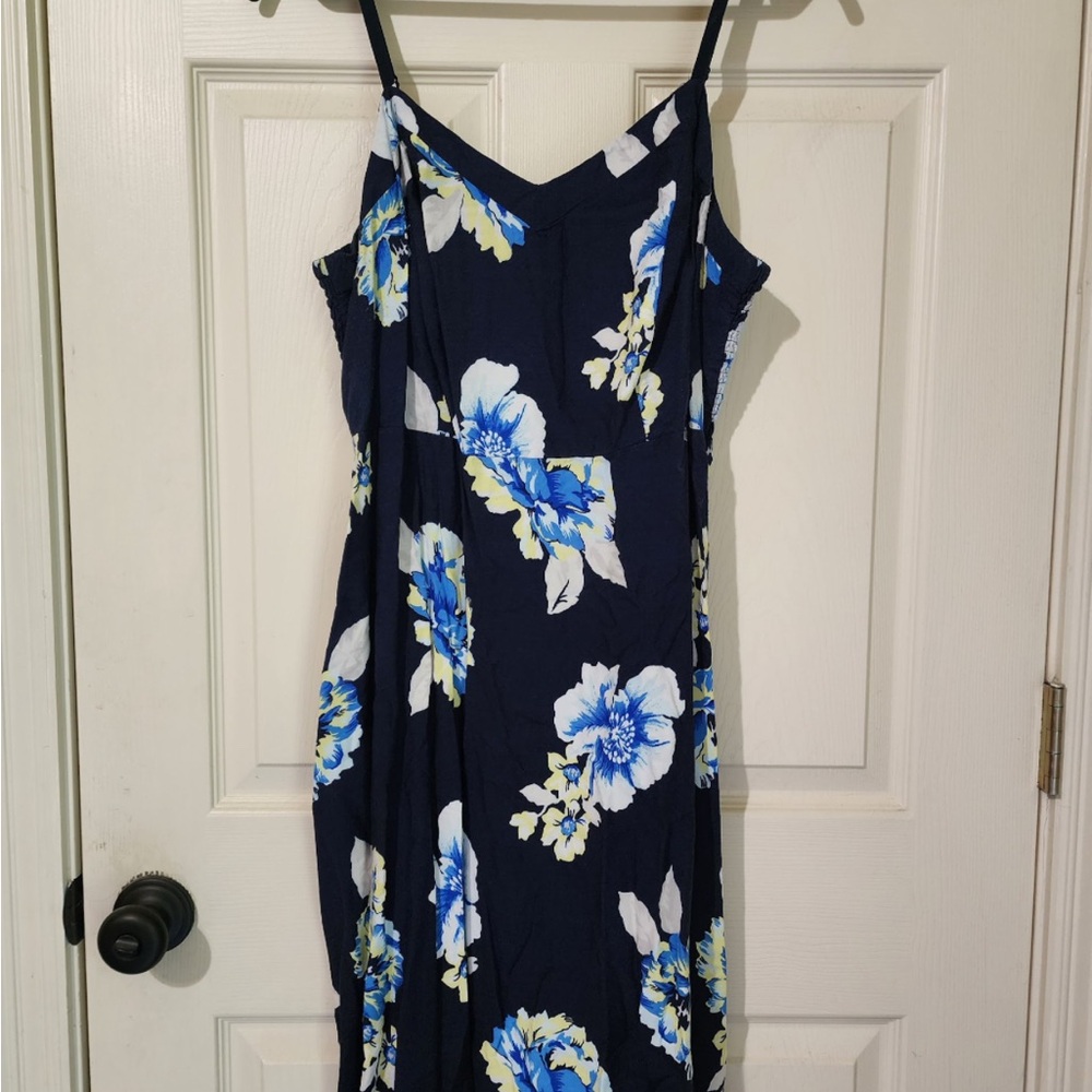 Old Navy Blue Spaghetti Strap Sundress